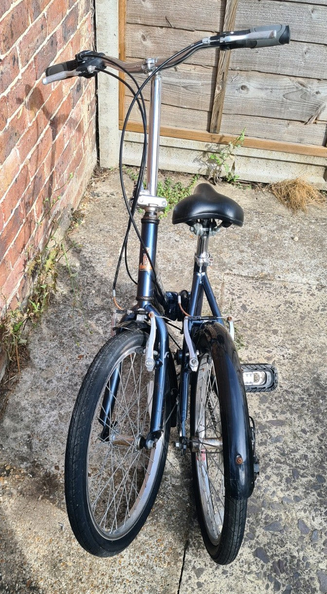Raleigh EVO 7 SP Folding Bike Grey Bicycle 20" Wheels