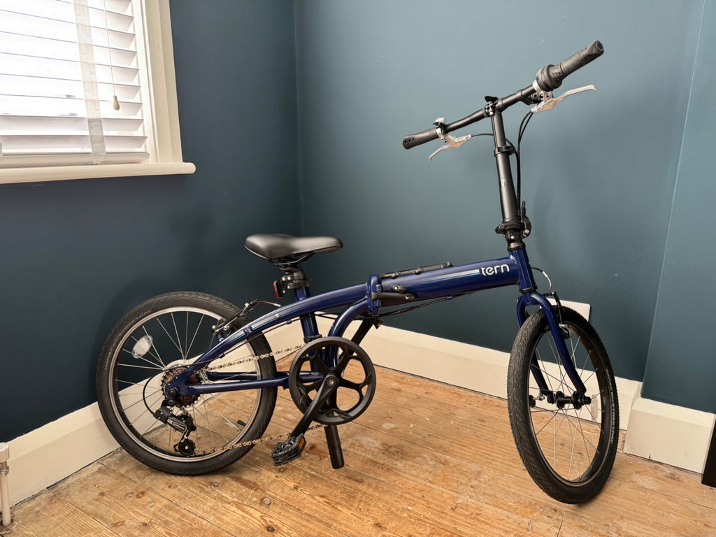 Tern Link B7 Folding Bike 2020 Model, 7-Speed, 20-inch Wheels, Midnight Blue