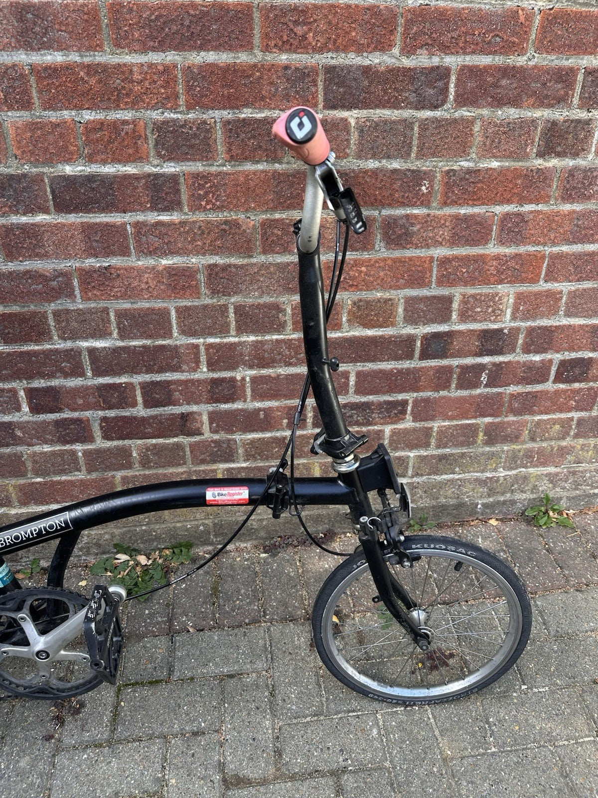 Brompton Folding Bike Super light Wheels Black Single Speed