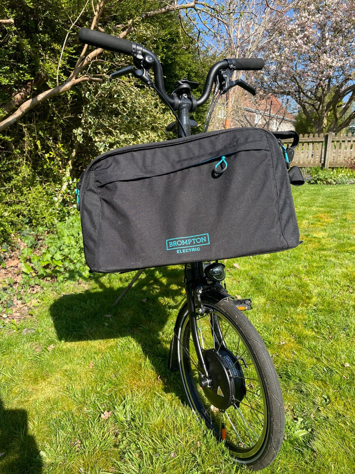 BROMPTON P LINE 4 SPEED E FOLDING BIKE