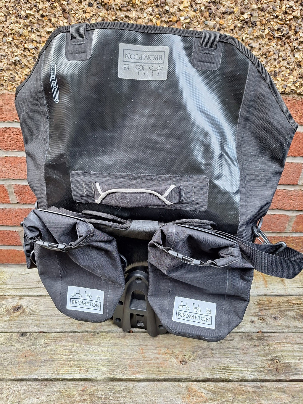 Brompton M6L Folding 6 Speed Bike, Frame Bag, Useful Extras