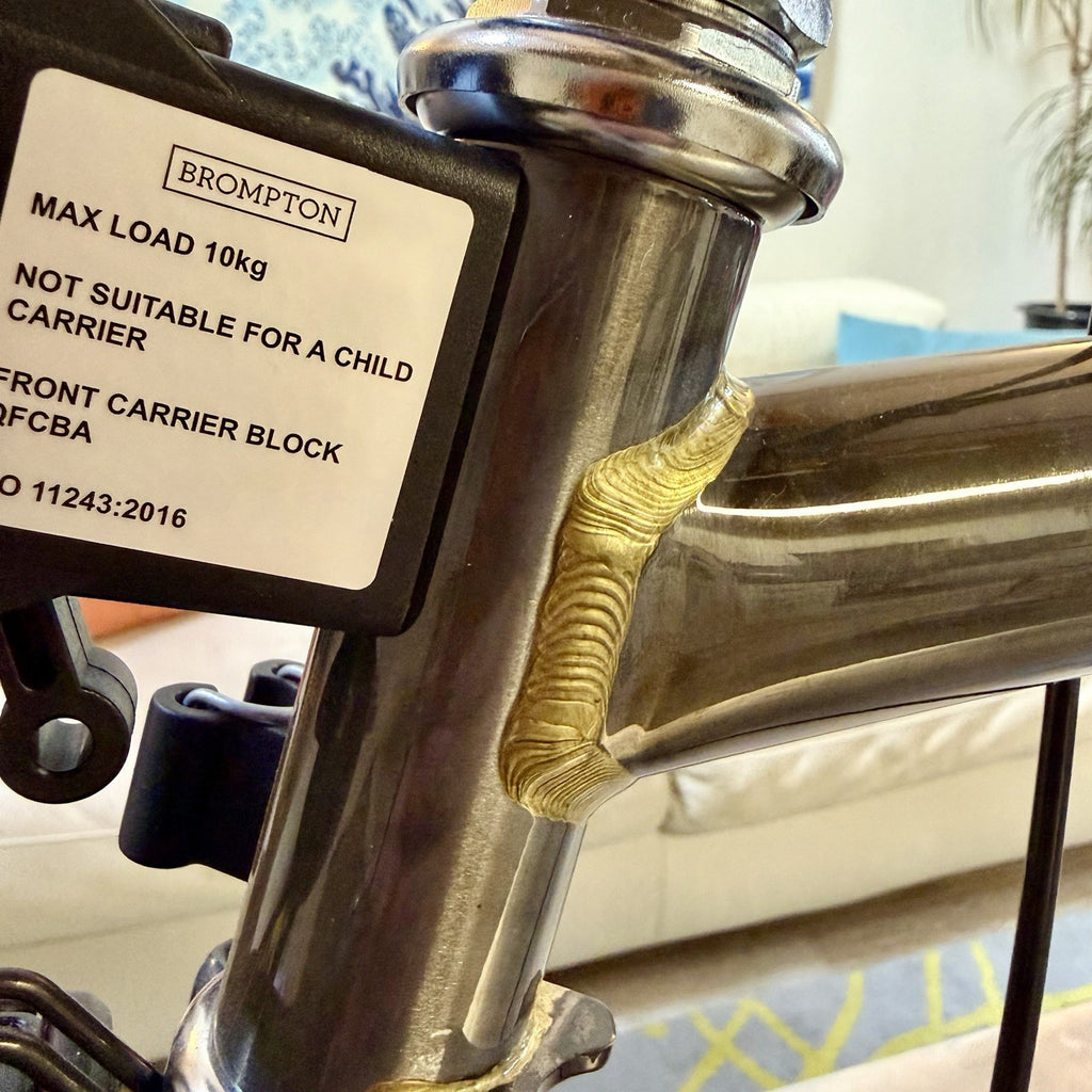 L@@K… Brompton C-Line 6 Speed Low Handlebar Rare Clear Lacquer Finish - New :)