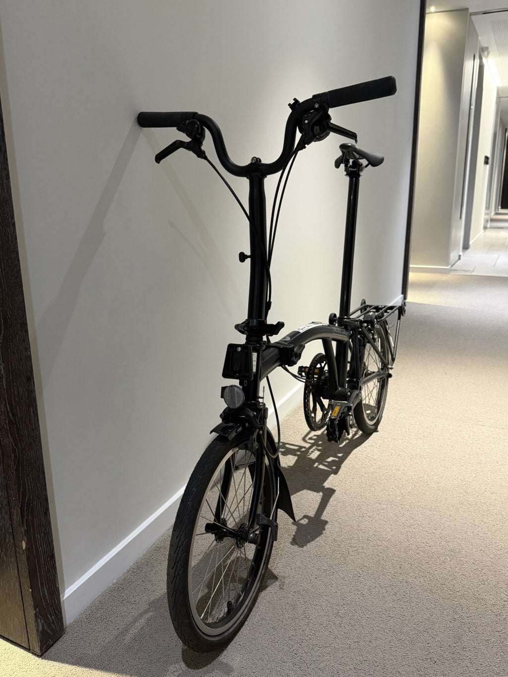 Brompton 2024 C Line 2-Speed Black Folding Bike