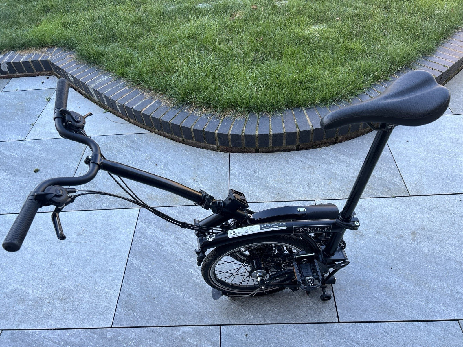Brompton C Line 6-Speed High Handle 2025 - Matt Black