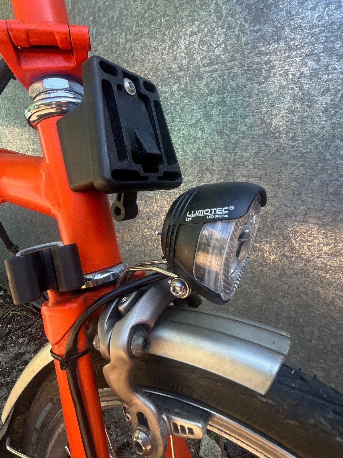 Brompton C Line 6 speed Dynamo Lights Orange Good Condition