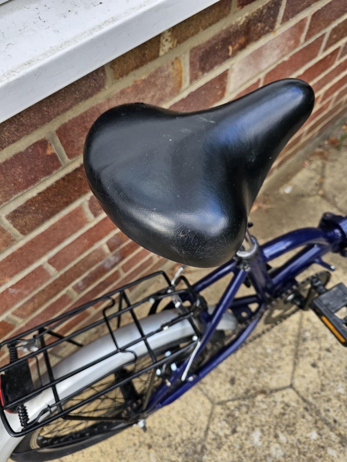 Apollo Folding Bike Blue 20" Wheel, Single Speed Folding Bicycle Commuter Adult
