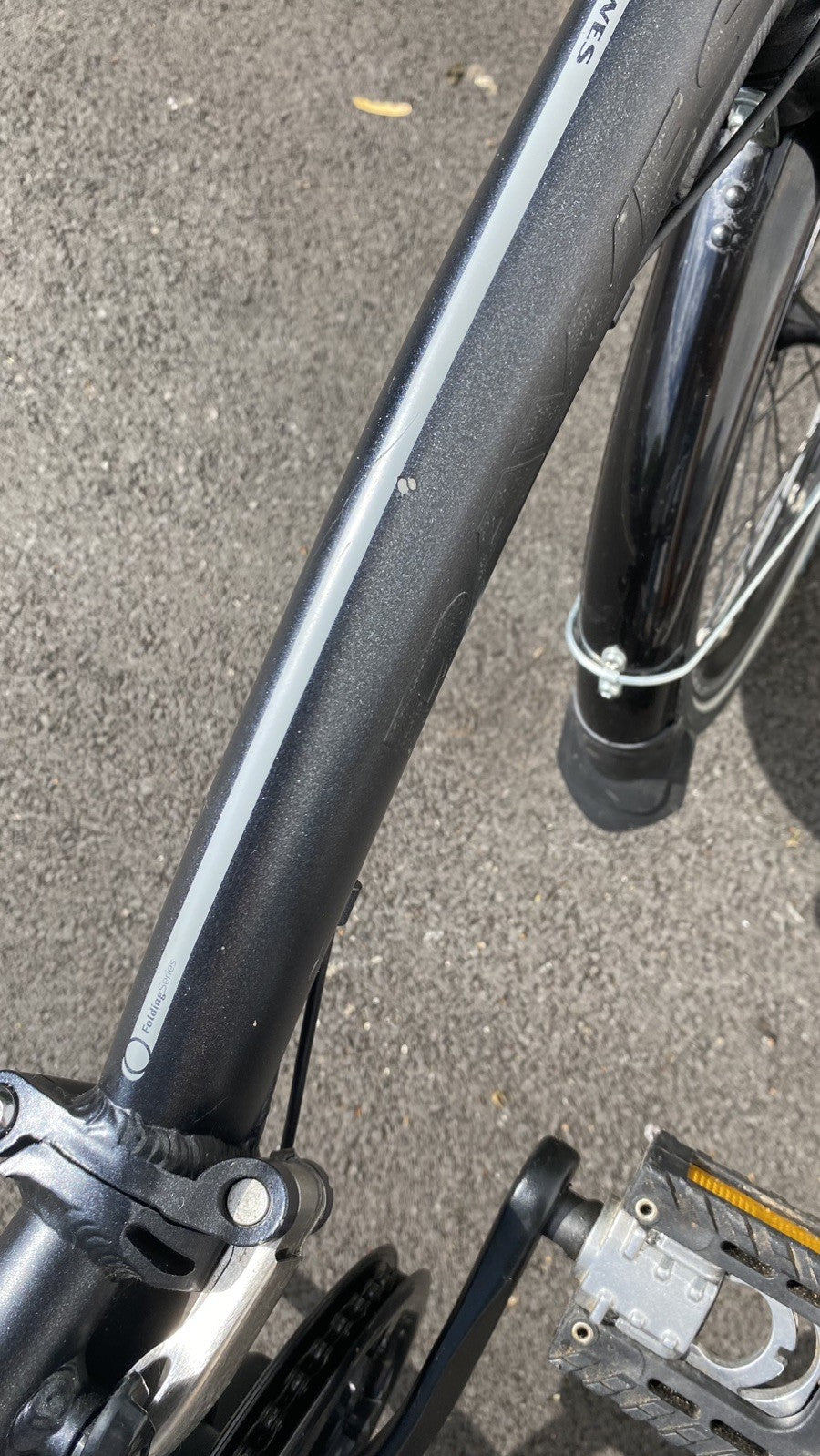 Unisex Dawes Kingpin 6061 Folding Bike Dark Grey