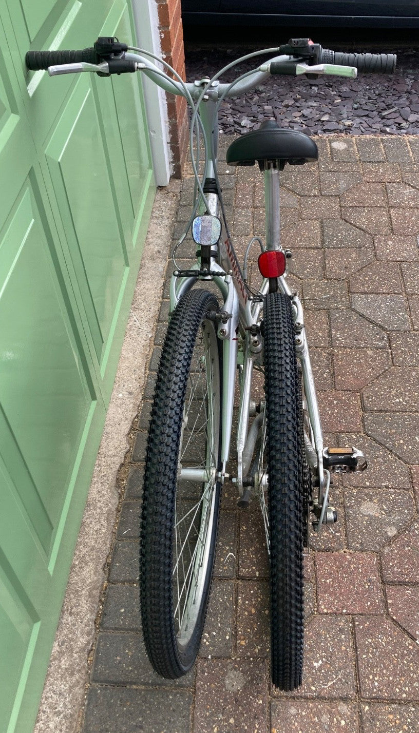 Unisex Ammaco Town & Country Folding Aluminium Hybrid Bike 26” wheels
