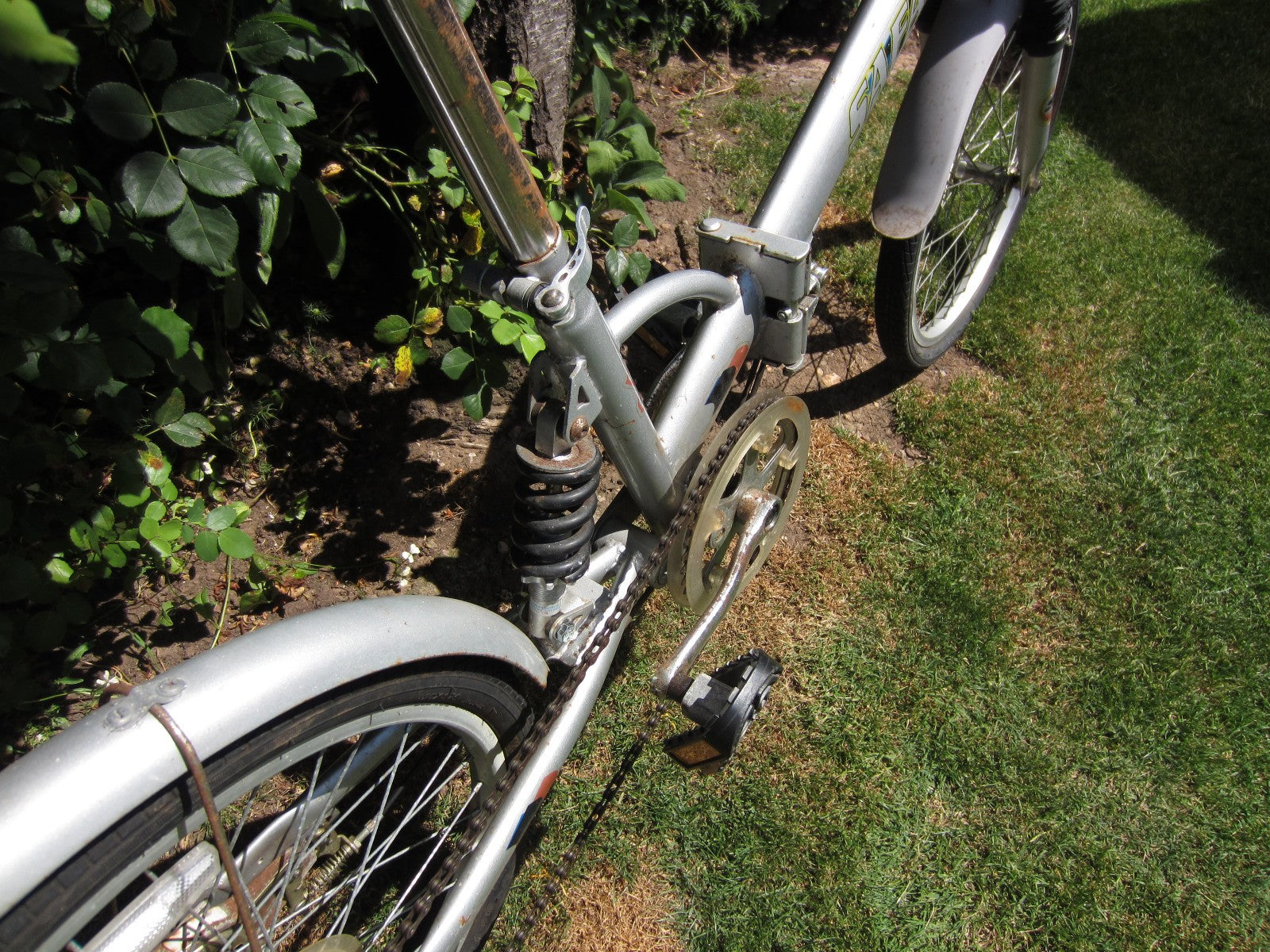 SAFARI FOLD UP BIKE UNISEX FULL SUSPENSION 7 SPEED 20' FOLDING BICYCLE BARGAIN
