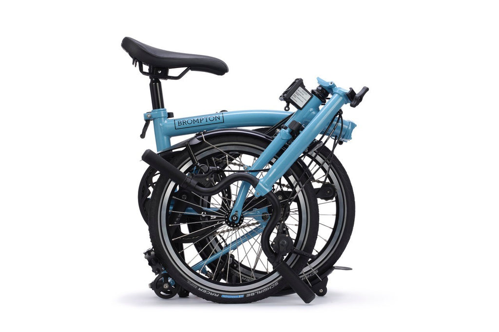 Brompton C line 4 Speed Cloud Metallic Mid - M4L - RRP £1509 - World Delivery