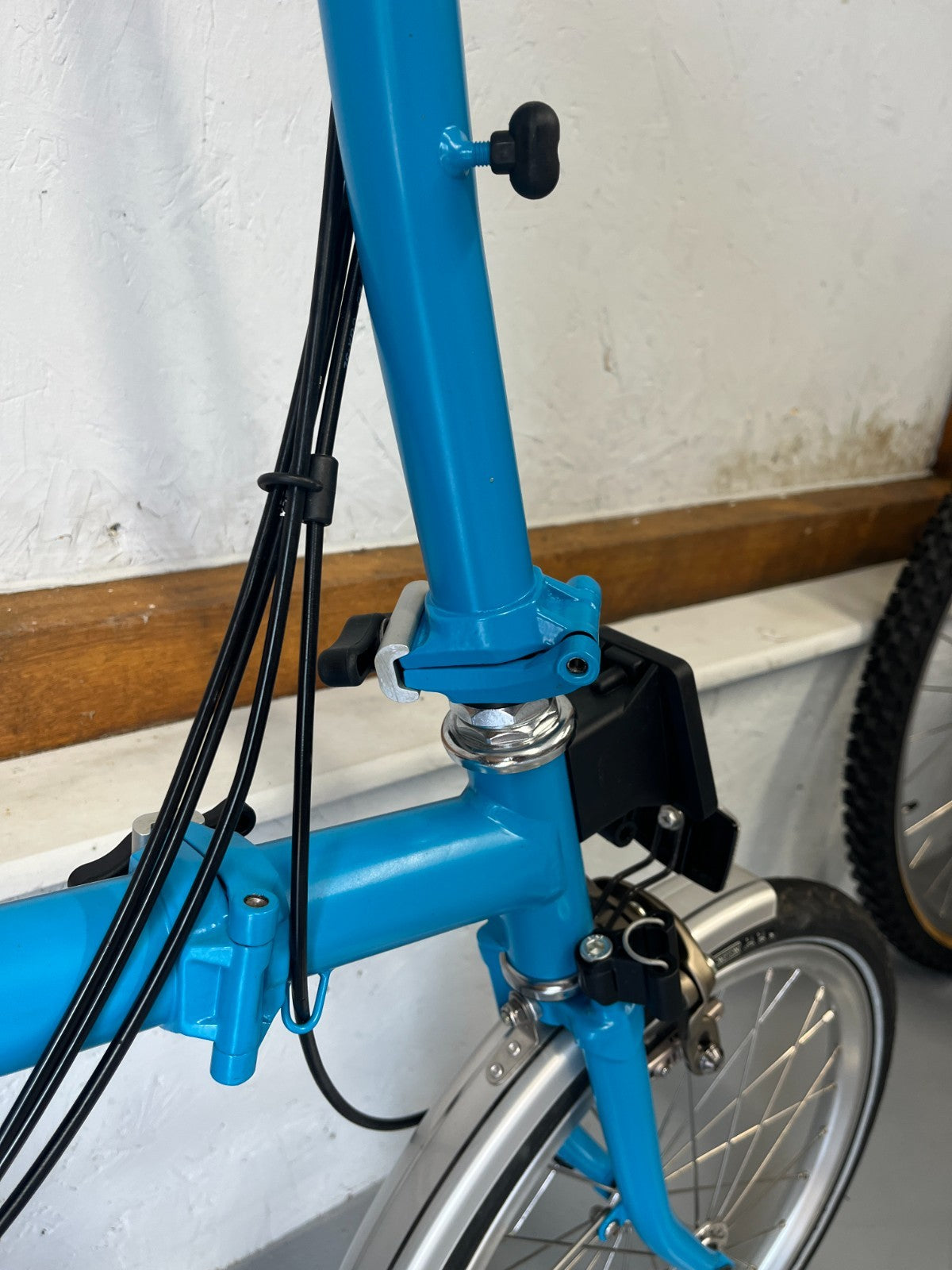Brompton folding bike 6 speed C Line Blue