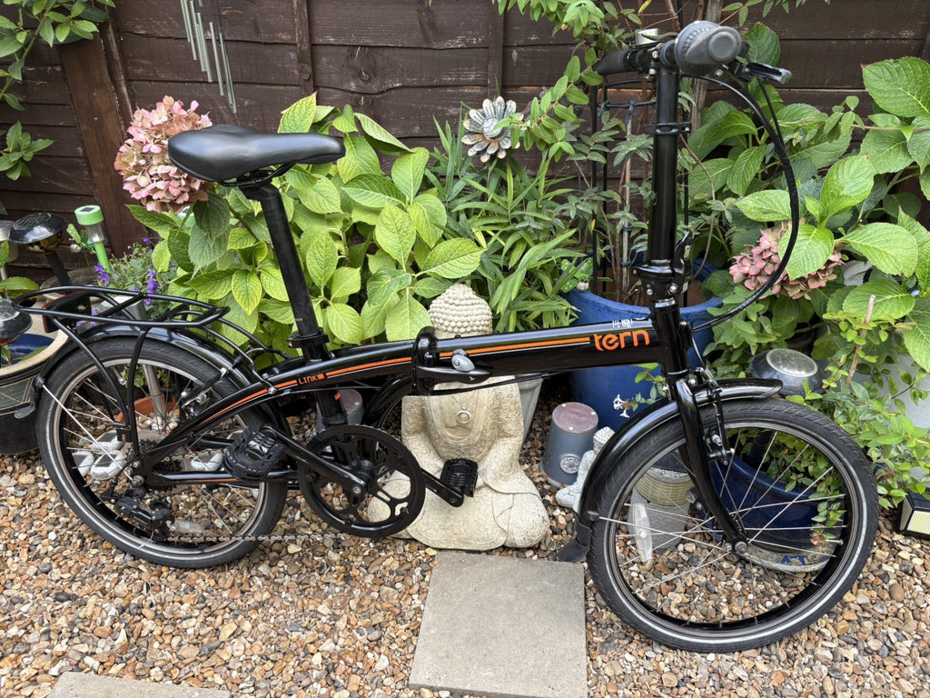 Tern Link C7 20”  Folding Bike Black/orange excellent condition