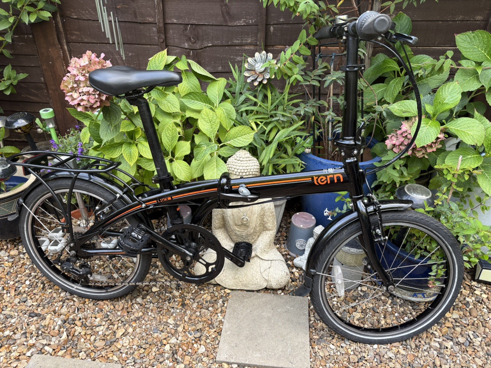 Tern Link C7 20”  Folding Bike Black/orange excellent condition