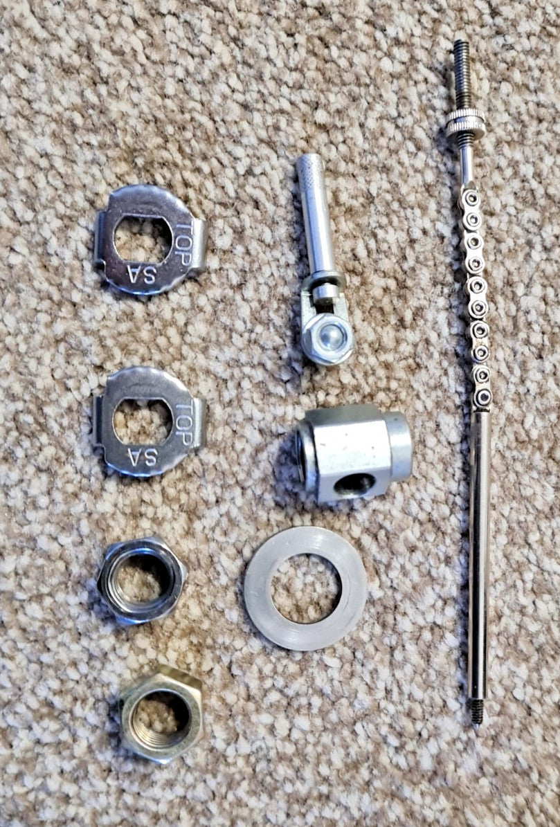 Brompton BWR 6 Speed 16"  Wheel -Set -Front and Rear- Silver - 28 Hole