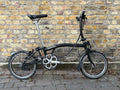 Brompton 2020 Folding Bicycle - S6L - Matte Black With Mudguards - Used