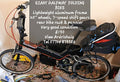 Giant Halfway 20in Folding Bike 7-Speed Aluminium Rear Rack Black/Orange