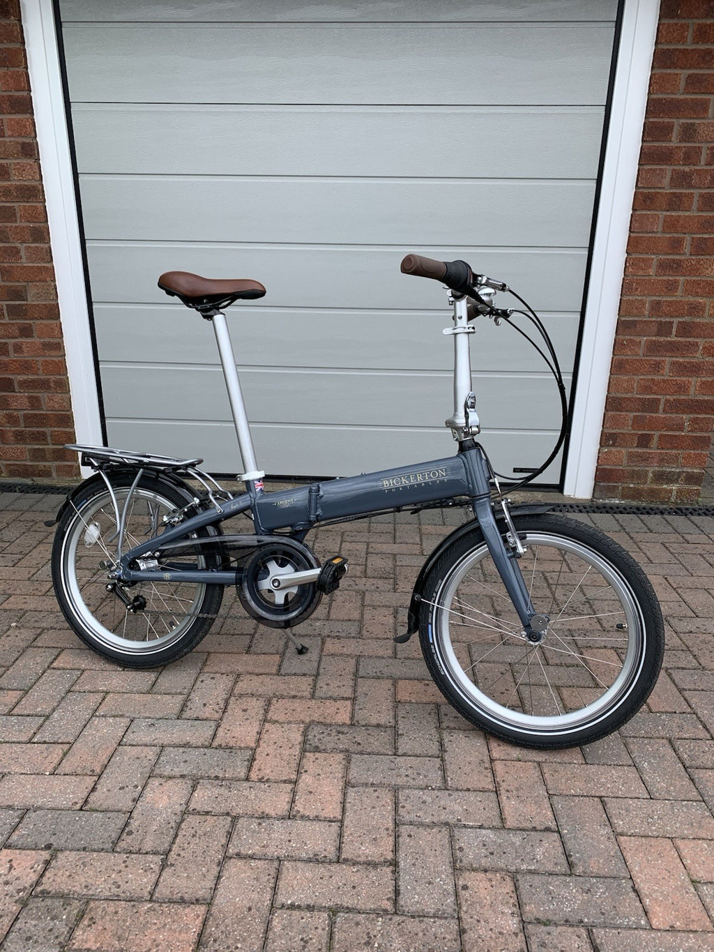 Bickerton Argent 1707 Folding Bike, Rear Rack Mudguards 7 Spd hub gear
