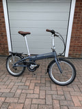 Bickerton Argent 1707 Folding Bike, Rear Rack Mudguards 7 Spd hub gear