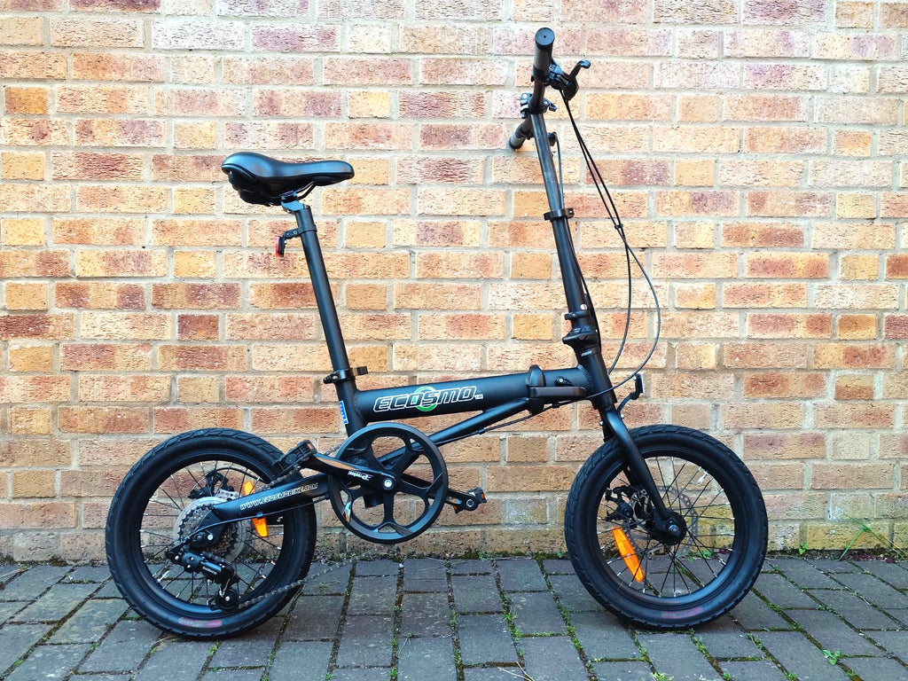 Ecosmo 16" Wheel Lightweight Alloy Folding Bicycle Bike 6 SP,Dual Disc-16AF02BLR