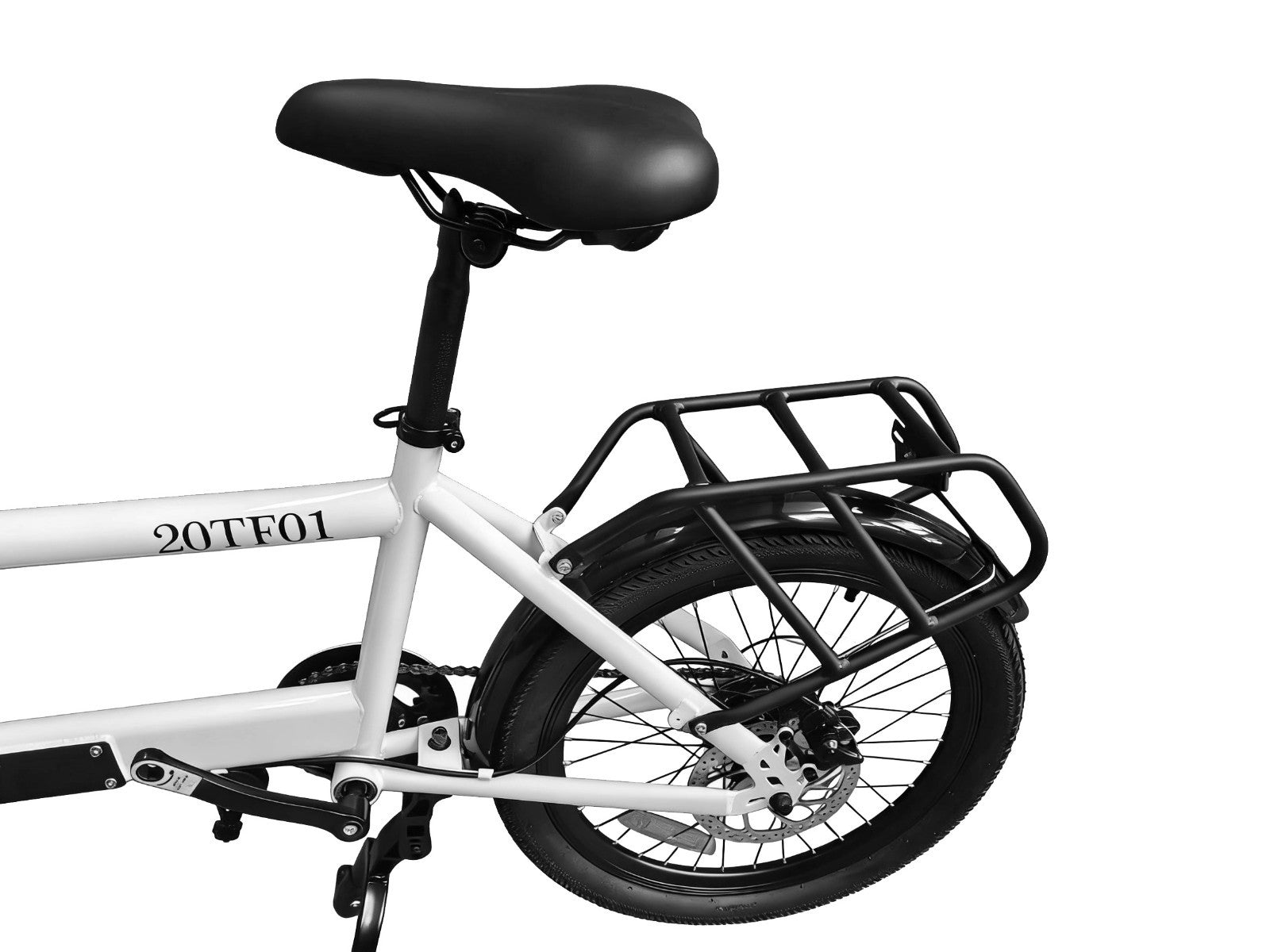 20" Wheel Folding Tandem Bicycle bike, 7 SP Shimano, Full Disc Brakes -20TF01W5R
