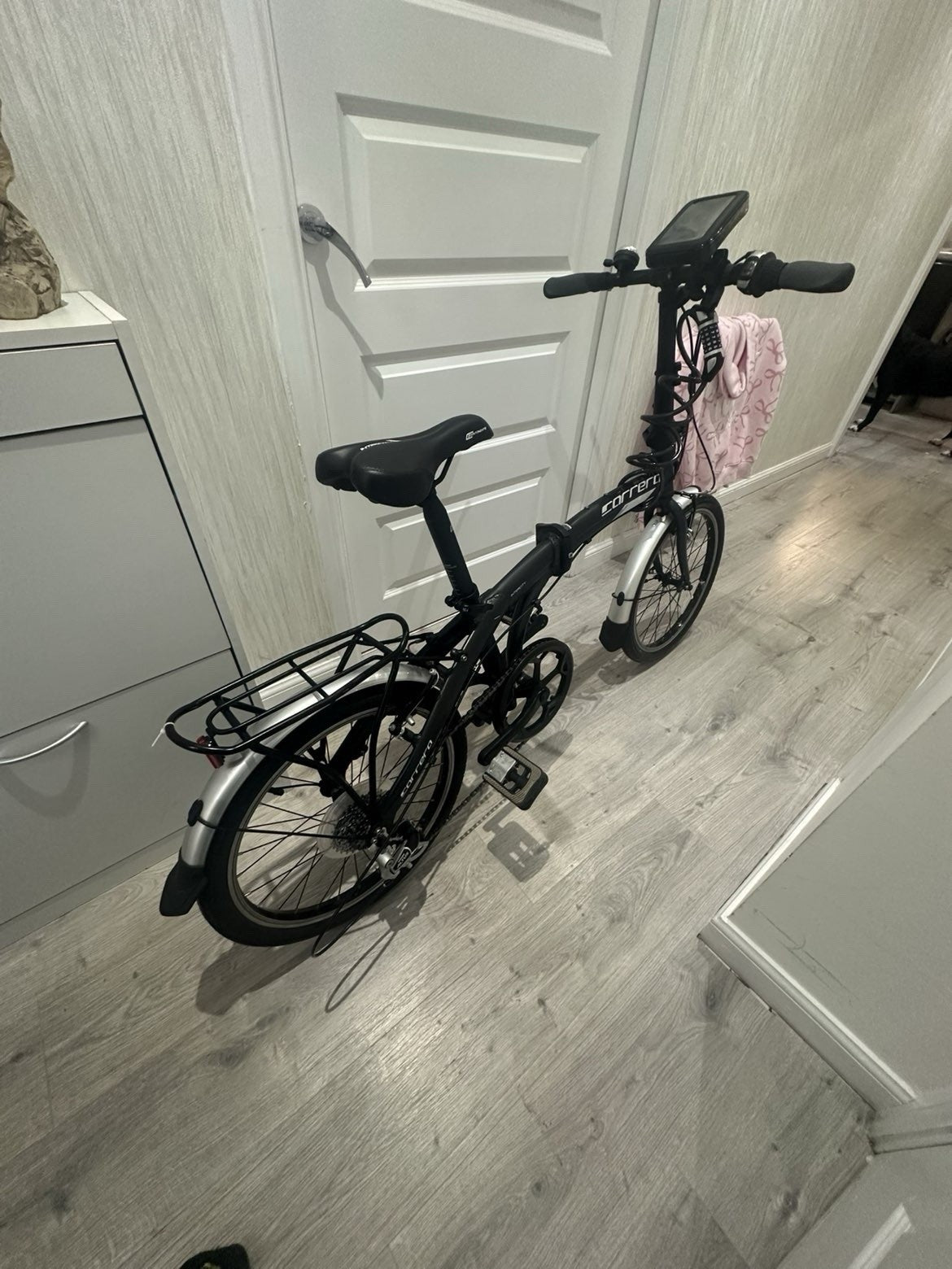 Carrera Intercity Folding Bike Gray/Black Excellent Condition