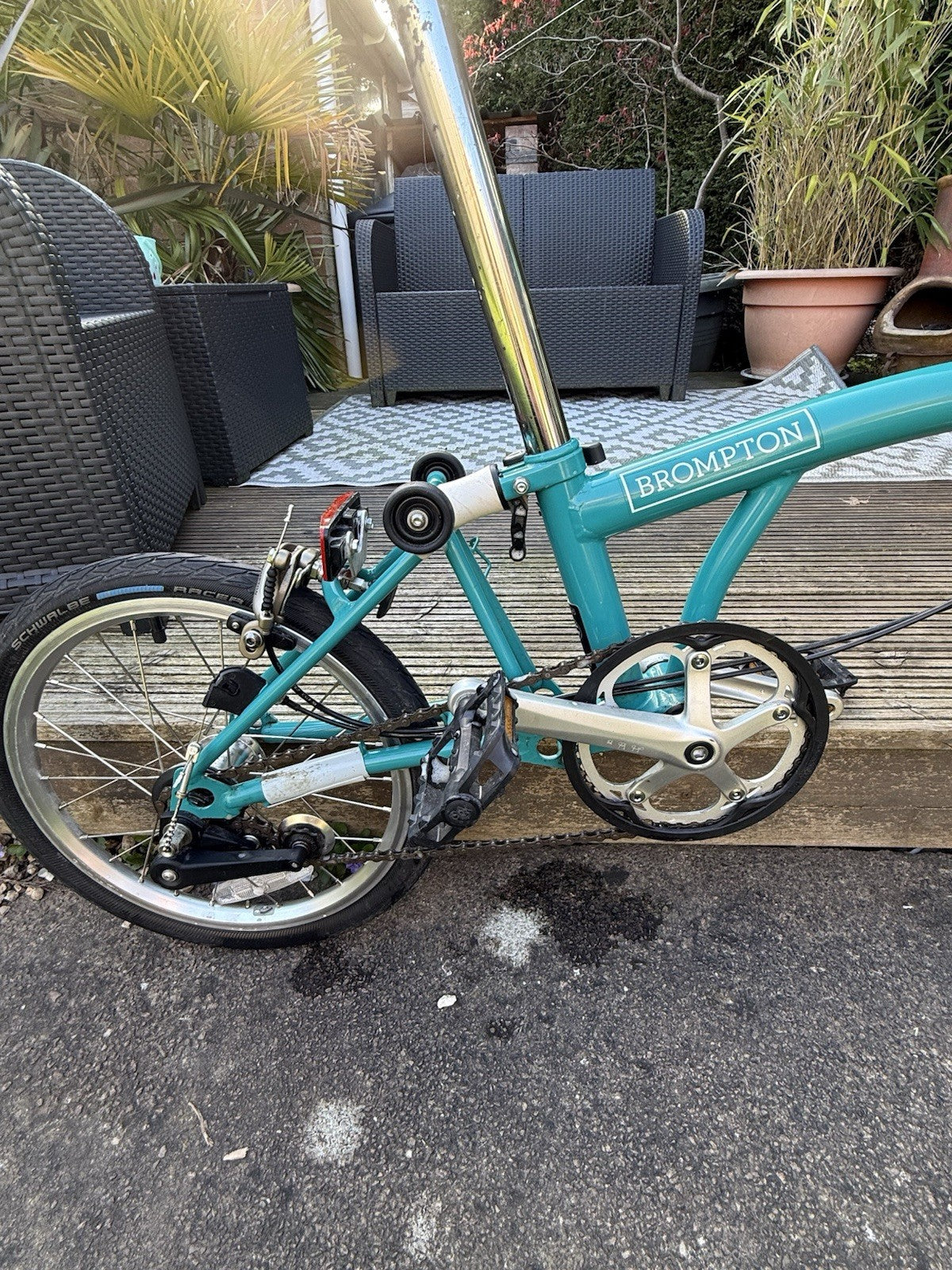 Brompton B75 Folding Bike, 3-Speed