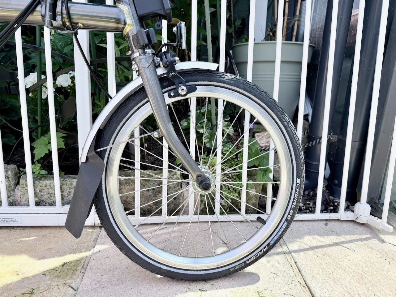 Brompton M6R (conversion from M6L) Raw Lacquer finish, low mileage, v good cond