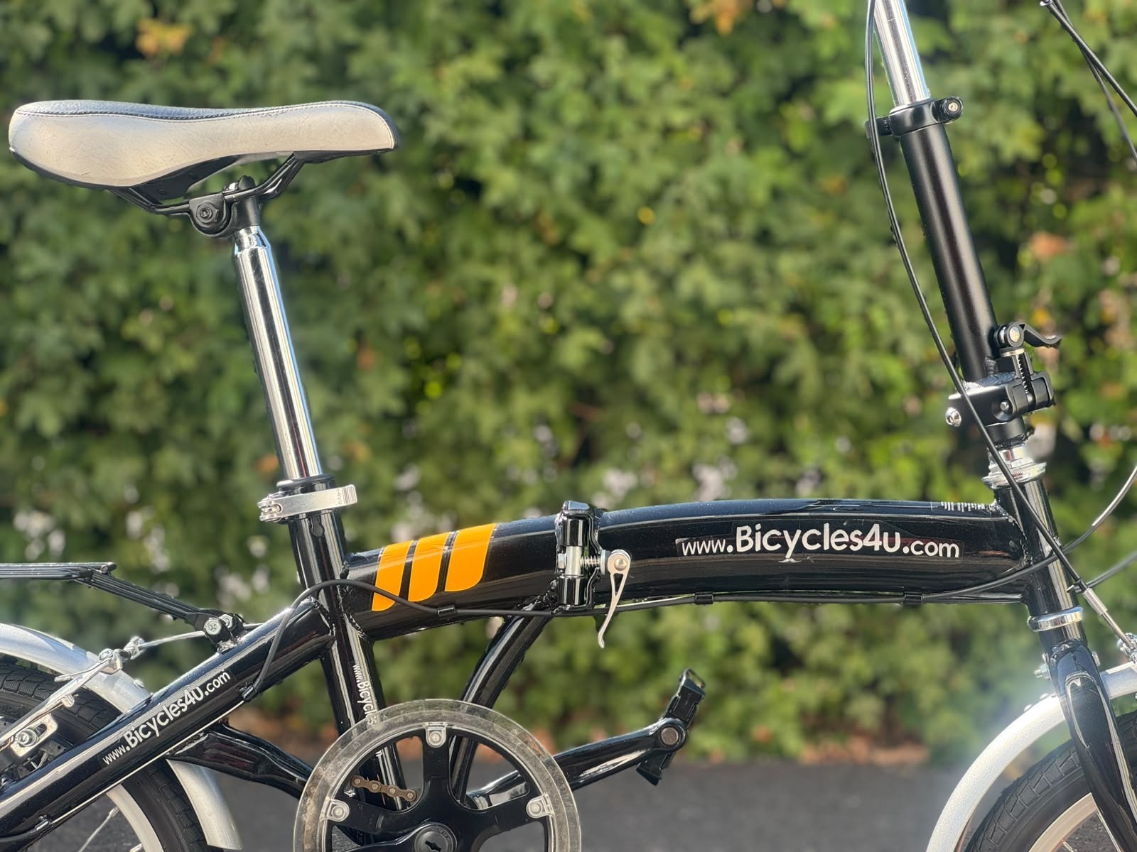 Unisex Folding Bike Black Good Condition