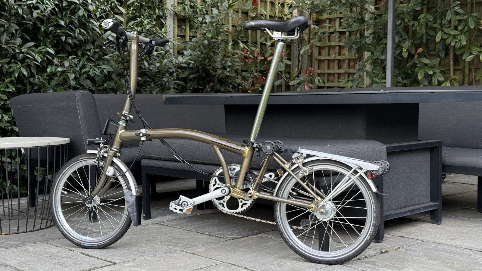 Brompton Gold Lacquer Limited Edition Bike - 6-Speed 2014 Fully upgraded