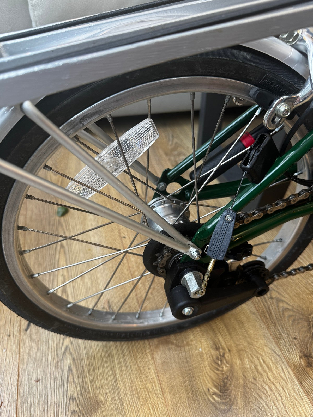 Classic 6-Speed Brompton Folding Bicycle A - Racing Green - MINT