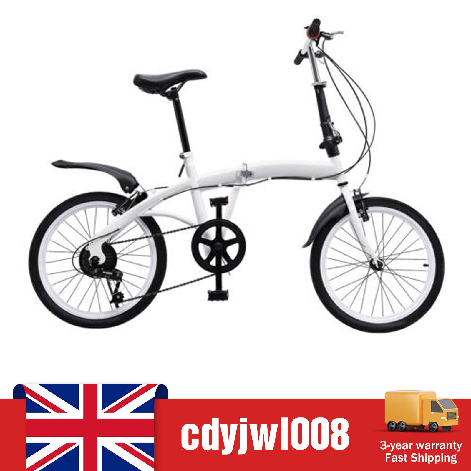 Folding Folding Bike Commuter Bicycle 20 Wheel 6 Speed for men women Bicycle