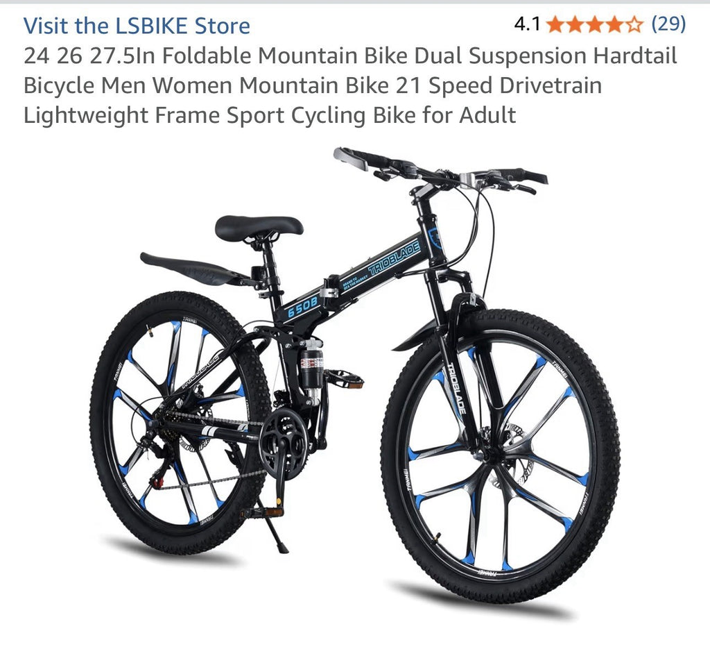 Foldable Mountain Bike for Adults