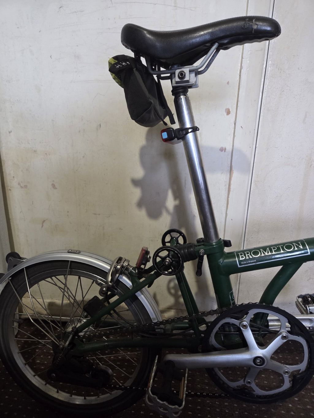 Brompton Folding Bike 3-Speed Swytch Kit Fitted with Carrier,Front and Tool Bag