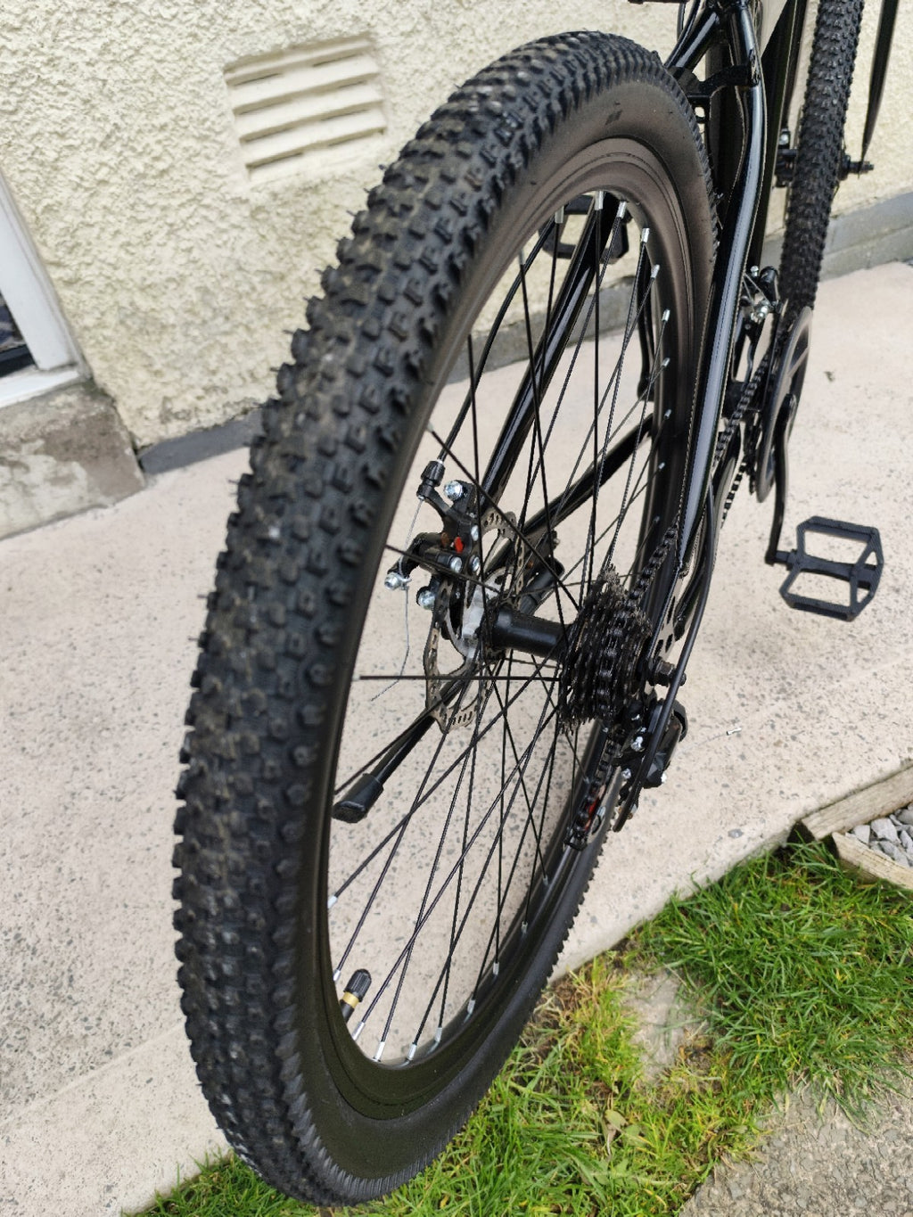 Black Mountain Bike, Folding Bike, 21 Speed, Disk Brakes