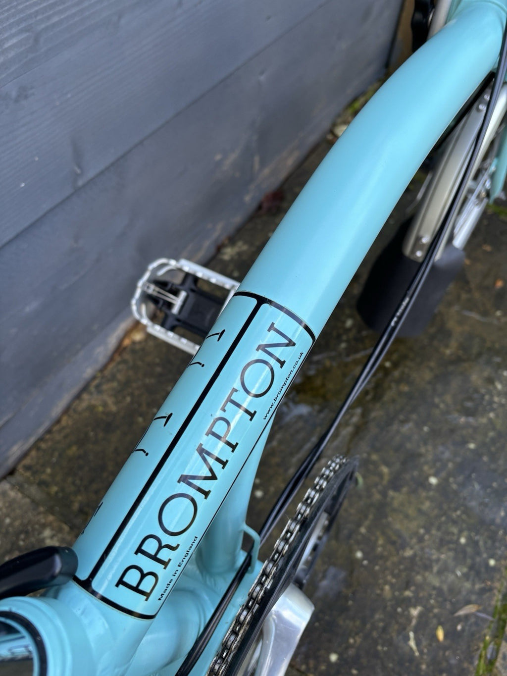 Brompton M3L folding bike C Line Equivalent in Turkish Green - Hardly Used