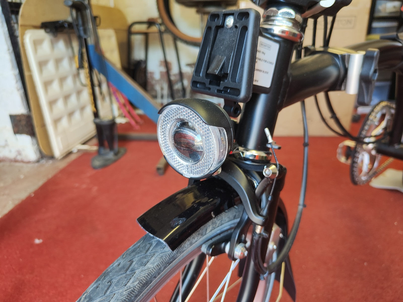 Brompton 3-Speed Sturmey Archer Black Foldable Bicycle
