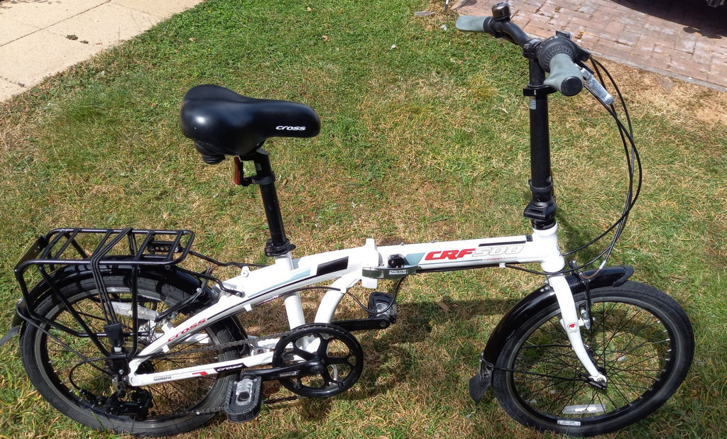 Cross CRF500 20 inch White Size Unisex Folding Bike