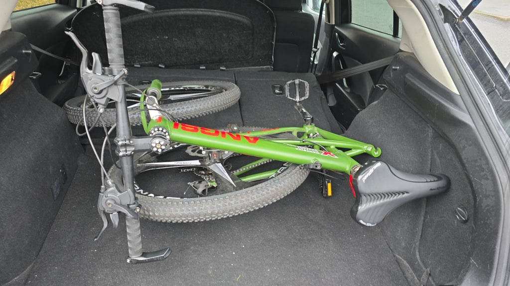 Angsi Folding Mountain Bike 26 Wheels 7 Speed MTB Bicycle
