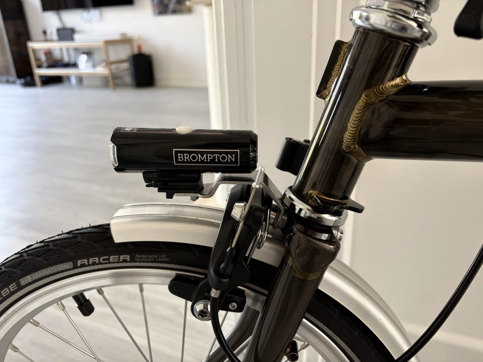 Brompton Raw Lacquer S6L Folding Bike