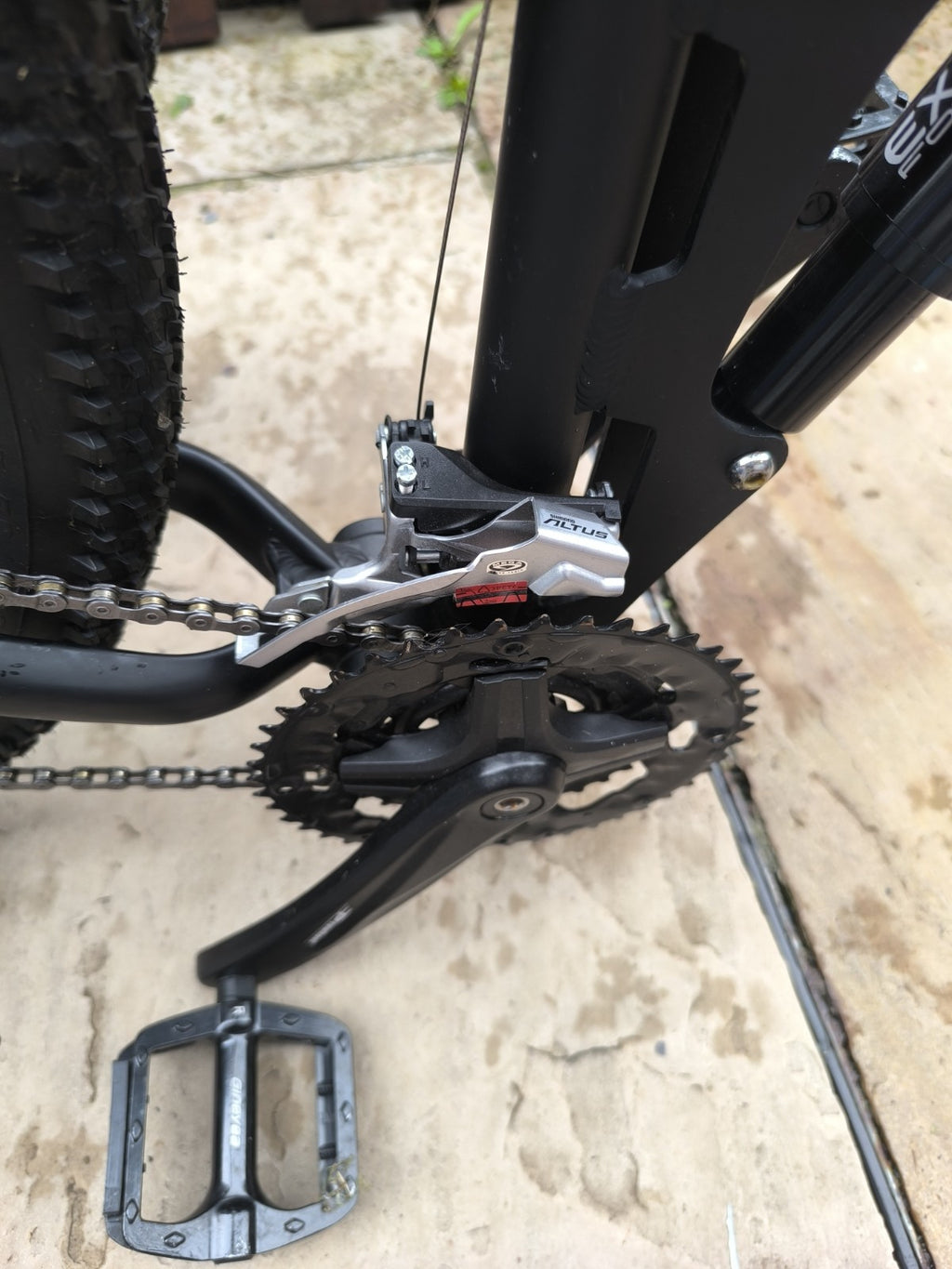 Cyrusher FR100 Mountain Bike Full Suspension 26in Black Folding Bike