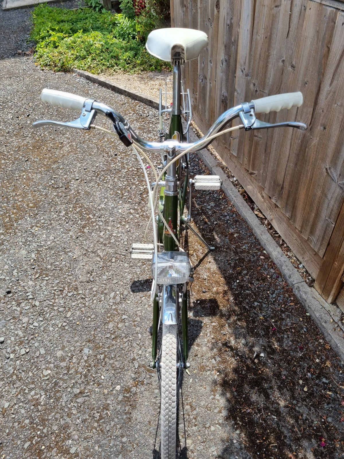 Vintage Raleigh Stowaway Vintage Unisex Folding bike Olive Green, ready to ride