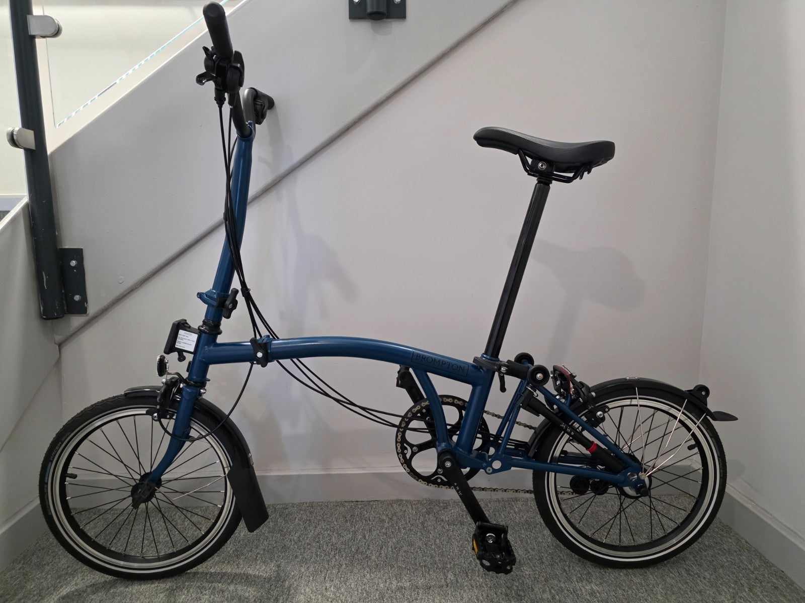 Brompton C-Line Explore 6-Speed (H6L) Ocean Blue (2023). New Condition