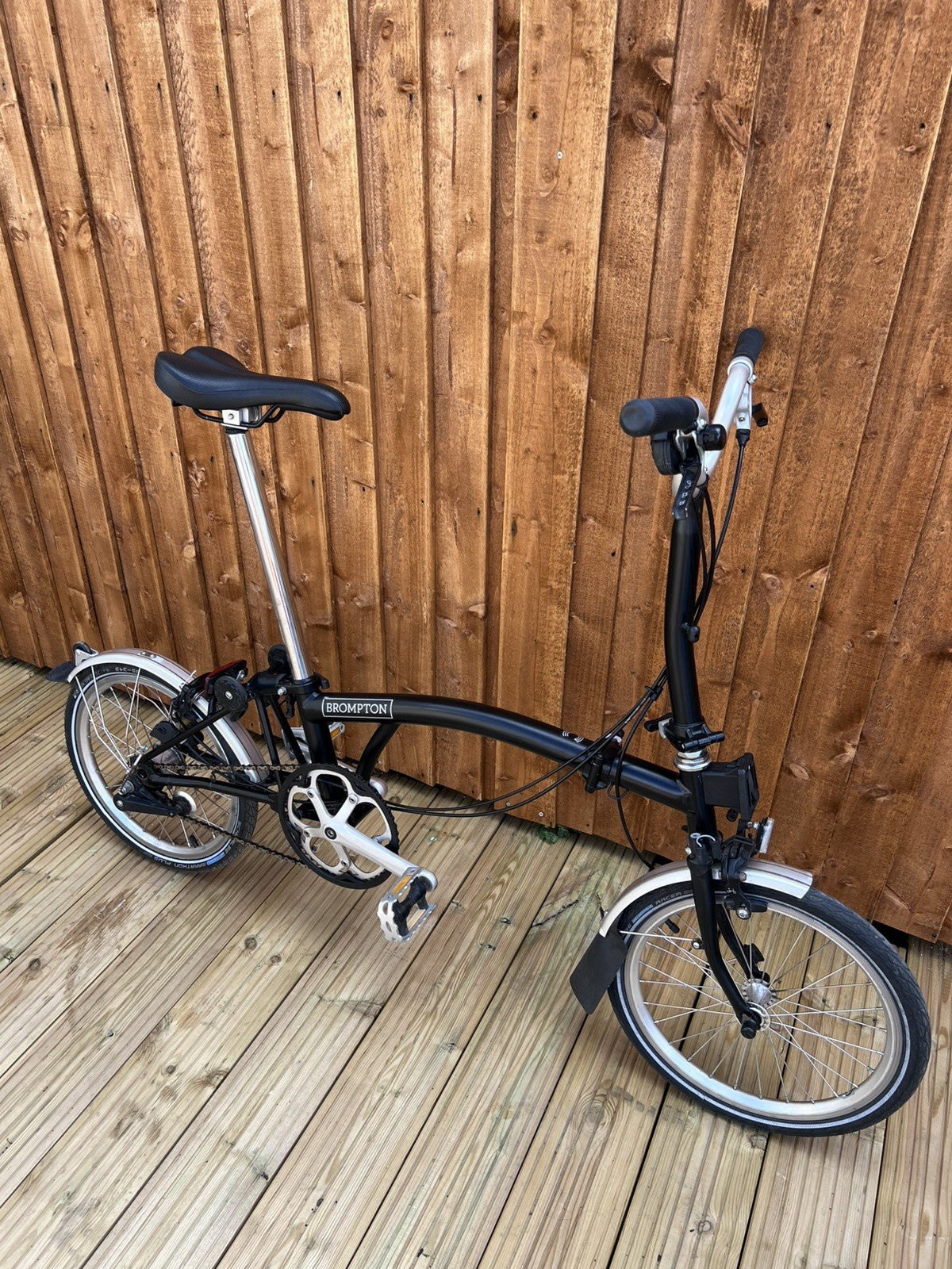 2022 Brompton C Line Black Folding Bike 3 Speed - ✅ FREE & FAST DPD Delivery🚚