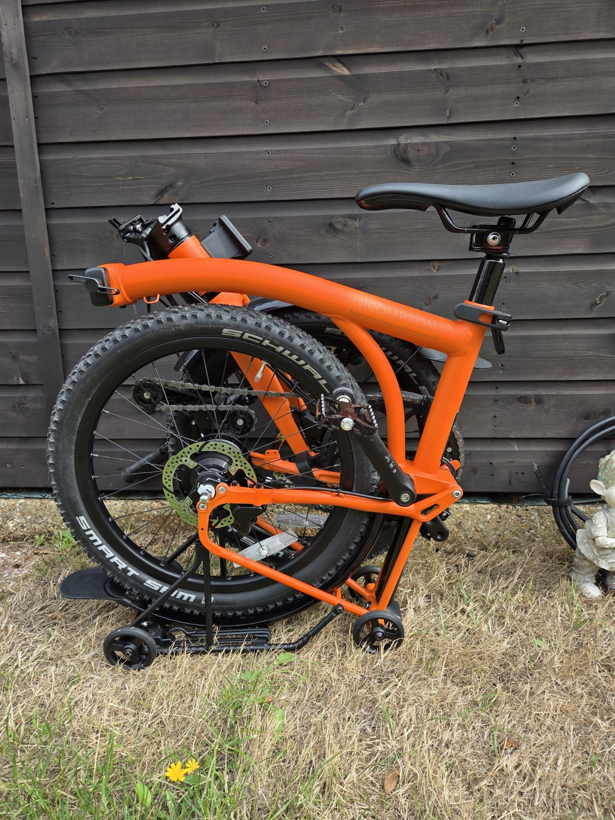 Brompton G Line 8-Speed Alfine Adventure Orange Gravel Folding Bike Medium Frame