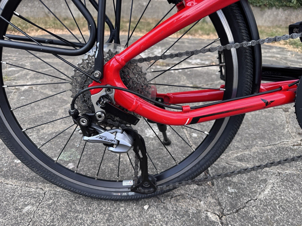 Tern Verge D9 Folding Bicycle Red - In Excellent Condition