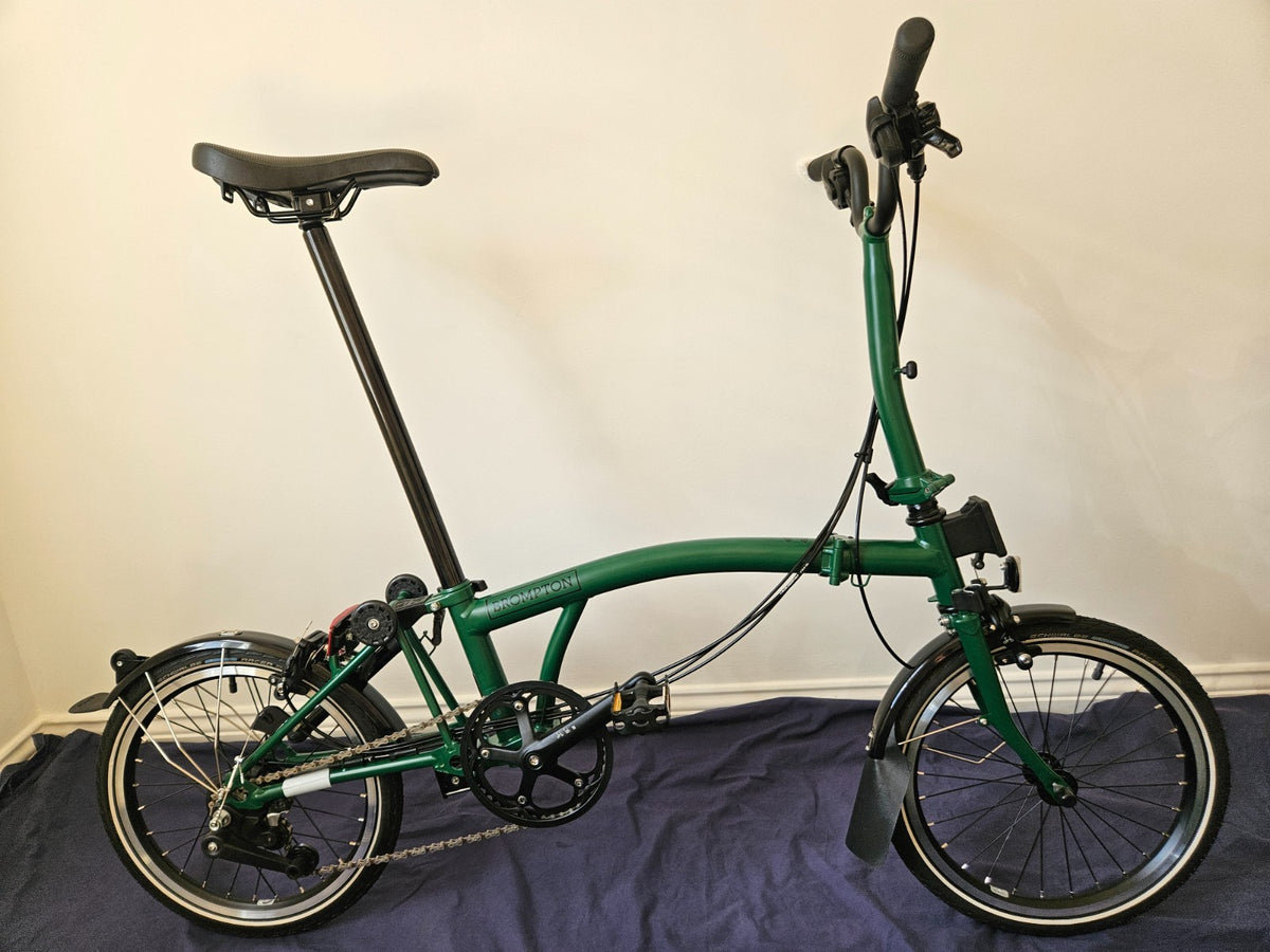Brompton M6L - 6 Speed - C Line - Mid- Racing Green - Excellent Condition