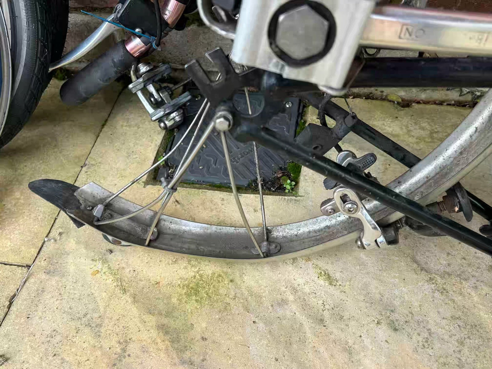 Brompton Mk2 Vintage Folding 3 Speed Bike For Restoration - COLLECTION ONLY