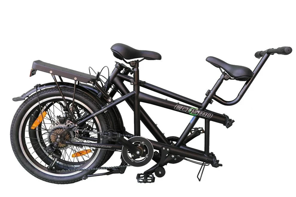 ECOSMO Folding Tandem - Black
