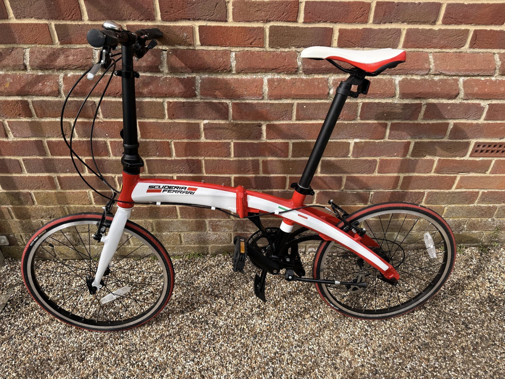 Ferrari Secuderia red Foldable Bike folding bicycle cycling collectible