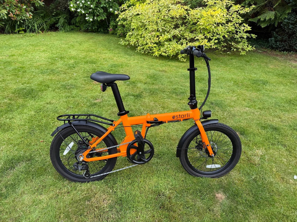 Estarli e20 folding bike orange